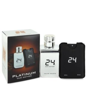 24 Platinum Oud Edition Eau De Toilette (EDT) Concentree Spray + 0,8 oz {Pocket Spray (Unisex) 100 ml (3,4 oz) 100 ml (3,4 oz) Eau De Toilette (EDT) Concentree Spray + 0,8 oz Pocket Spray (Unisex) chính hãng Scentstory