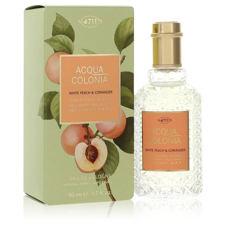 4711 Acqua Colonia White Peach & Coriander Eau De Cologne Spray (Unisex) 50 ml (1,7 oz) chính hãng 4711