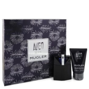 Alien Man Gift Set: 50 ml (1,7 oz) Eau De Toilette (EDT) Spray Refillable 50 ml (1,7 oz) Hair & Body Shampoo chính hãng Thierry Mugler