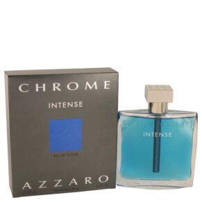 Chrome Intense Eau De Toilette (EDT) Spray 100 ml (3,4 oz) chính hãng Azzaro