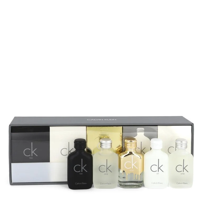 Ck One Gift Set: Deluxe Travel Set Includes Two CK One Travel Mini's Plus one of each of CK Be, CK One Gold and CK All all in 0,33 oz Travel Size Mini's chính hãng Calvin Klein