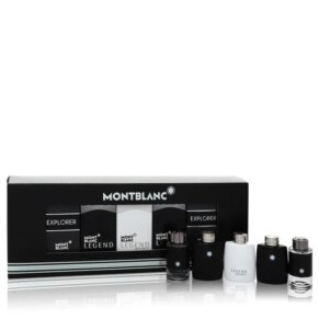 Montblanc Explorer Gift Set: 2 x 0,15 Mini EDT in Montblanc Legend + 2 x 0,15 Mini EDP Spray in Montblanc Explorer + 0,15 oz Mini EDT in Montblanc Legend Spirit chính hãng Mont Blanc