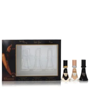 Reb'L Fleur Gift Set: - Rihanna mini set includes Reb'l Fleur, Reb'l Fleur Love Always, Nude all in 0,5 oz travel sprays chính hãng Rihanna