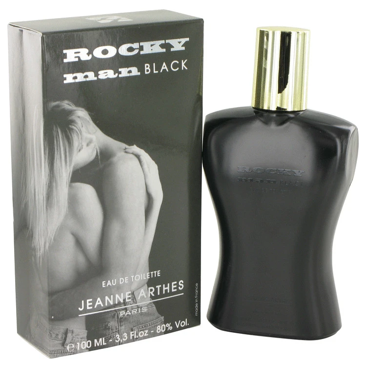 Rocky Man Black Eau De Toilette (EDT) Spray 100 ml (3,3 oz) chính hãng Jeanne Arthes
