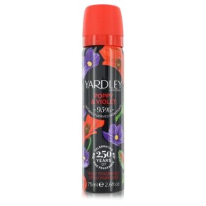 Yardley Poppy & Violet Body Fragrance Spray 2,6 oz chính hãng Yardley London